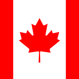 canada flag round icon
